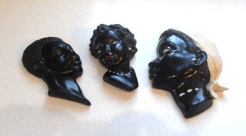 Vintage 1950s chalkware wall - 1950s,