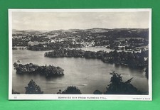 Herbert & Sons Postcard - Bowness Bay from Furness Fell, Cumbria - c1935