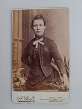 CDV: Beautiful Woman Fashion: Lloyd: Lord Street Southport