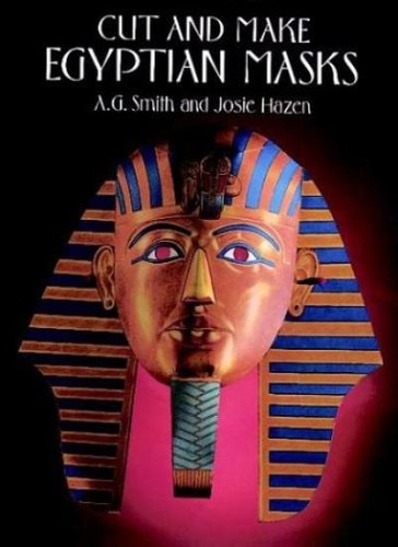 Cut and make egyptian masks - cut,