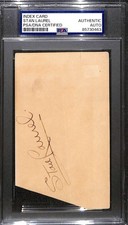 Stan Laurel Signed Auto Index