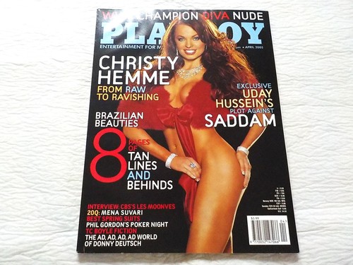 Playboy magazine april 2005 - playboy,