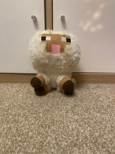 Minecraft white sheep 15cm - minecraft,