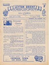 Leyton Orient v Swindon Town