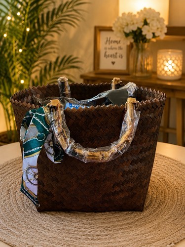Women woven handbag summer - women's,