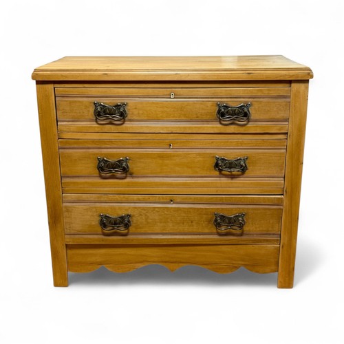 Antique edwardian satin pine - edwardian,