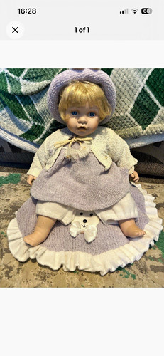 Blonde blue eyed baby - blue-eyed, girl