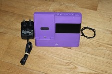 Kitsound XDock2 Clock Radio Speaker Dock For iPhone 5 iPod Lightning - Purple UK