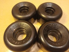 Sims Street Snakes wheels for roller skates and  skateboards pack of 4 black