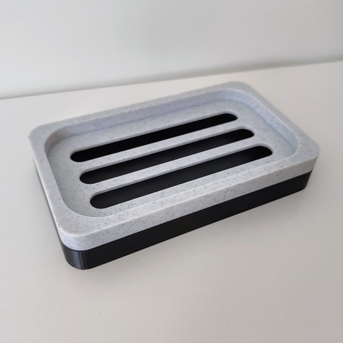 Modern printed soap dish - 3d,