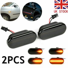 Pair For VW T5 Dynamic Flowing LED Side Marker signal Light Indicator Repeaters