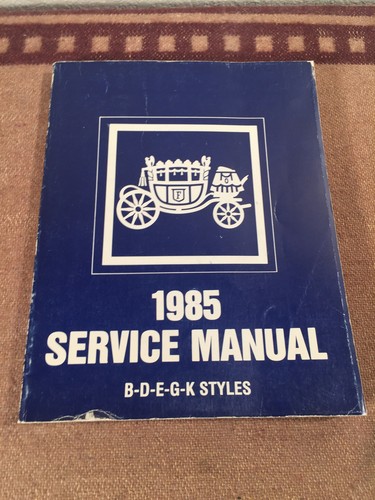 1985 fisher body service