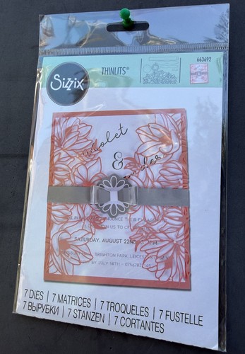 Sizzix thinlits floral - floral, wrap