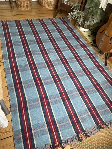 Vintage woollen rug - rug, throw