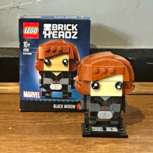 Lego brickheadz marvel black - marvel,