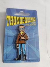 Thunderbirds plastic pin badge