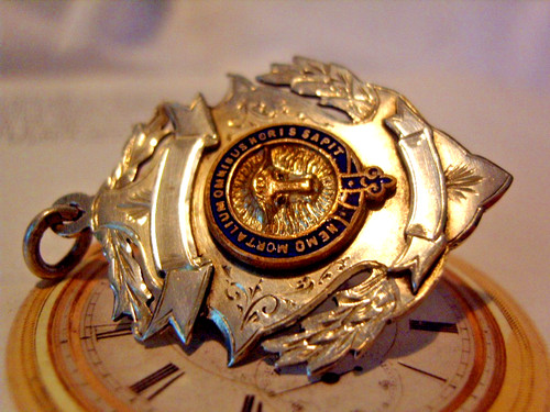 Masonic pocket watch chain - masonic,