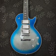 Custom LP Electric Guitar Blue