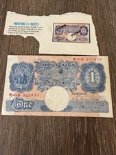 WWII Bank of England One Pound