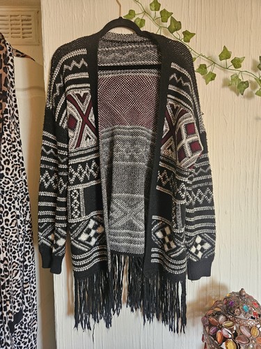 Aztec geometric print - aztec, tassel