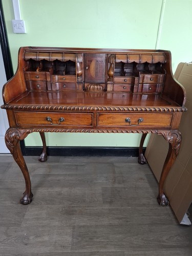 Antique chippendale escritoire - antique,