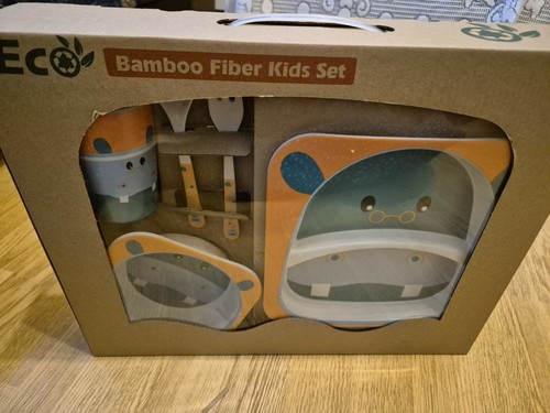 Kids bamboo dinner set piece - dinner, 5