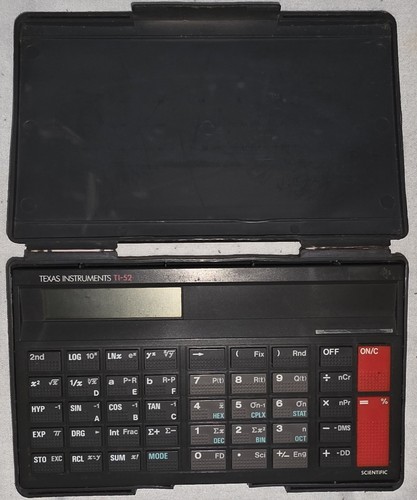 Texas instruments ti52 vintage - texas,