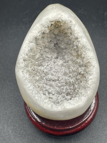 Agate druzy egg - agate, 51g