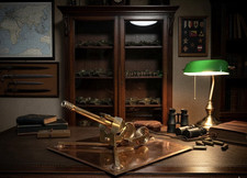 Handmade copper model cannon