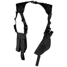 CONDOR VERTICAL PISTOL SHOULDER HOLSTER ARMY POLICE SECURITY GUARD MODULAR BLACK