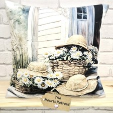 COTTAGE GARDEN DAISY CUSHION