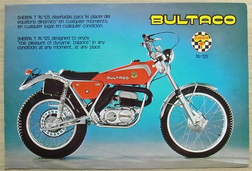 Bultaco sherpa 125 - bultaco, 74/125