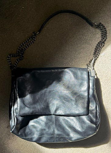 Black zara faux - zara, leather