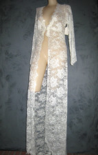 Claire Pettibone Bridal Couture Robe Elegant White All Lace Emilia S NeW Unworn