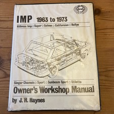 Haynes IMP 1963 To 1973 Owners Workshop Manual By J.H.Haynes