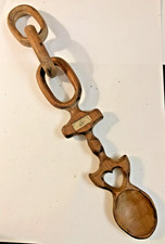 ODD Vintage Welsh Love Spoon