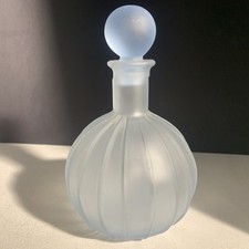 Vintage Large Frosted Blue