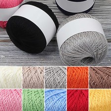 3X50g Soft Wool/Yarn Lace Knitting & Crocheting Knitting Needles Sweater Coat UK