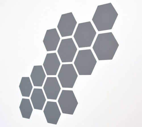 Hexagon pattern vinyl wall art - pattern,