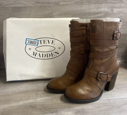 Steve madden yens brown cognac - steve,
