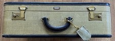 Vintage Oshkosh Tweed Suitcase Wardrobe Trunk w/Keys 🔥🔥