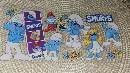 The smurfs 16oz dtf - uv, wrap