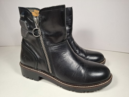 Fly london black leather - fly,