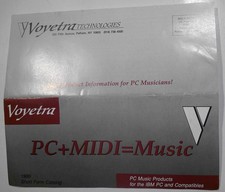 Voyetra Products for PC Musicians, promo mailer, [1980s]