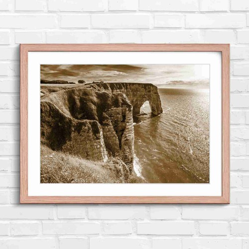 Natural stone arch cliff ocean - arch,