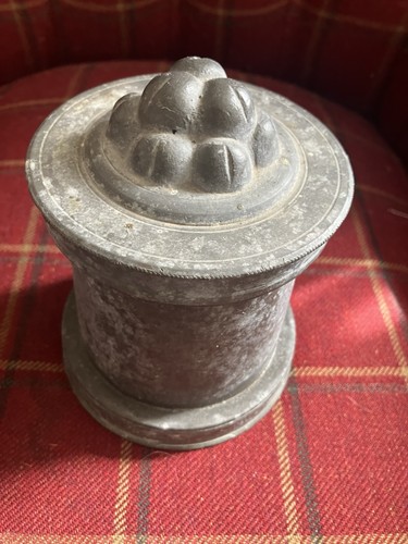 Victorian pewter jelly - victorian,