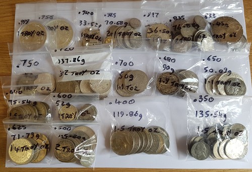 Huge silver coin mixed - silver,