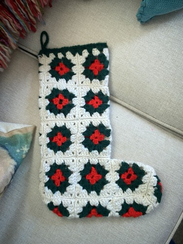 Vtg handmade granny - handmade, square