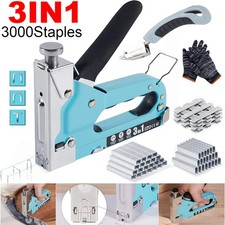 SHALL Staple Gun Heavy Duty Tacker Stapler Upholstery Nail Gun 3000x Staples UK