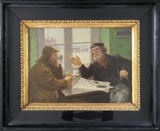 Antique oil painting. Oluf